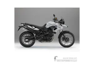 Decals for BMW F700GS 2012 - Silver • BMW OEM Decals