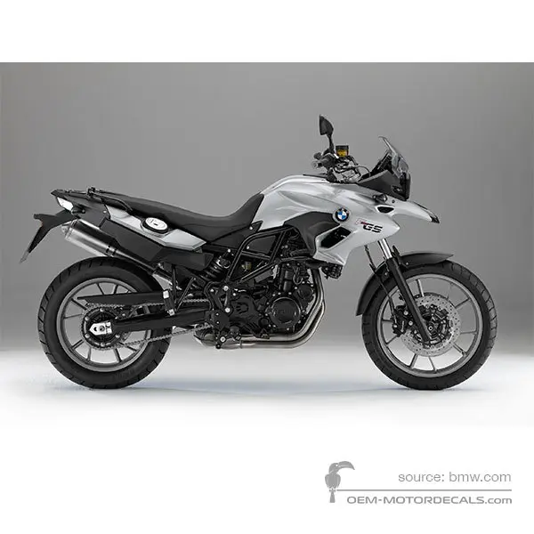 BMW F700GS 2012 - Silber - Glacier-silber metallic