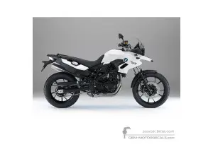 Stickers voor BMW F700GS 2014 - Wit • BMW OEM Stickers