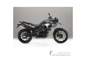 Pegatinas para BMW F700GS 2016 - Gris • BMW Pegatinas OEM
