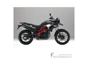 Pegatinas para BMW F700GS 2016 - Gris • BMW Pegatinas OEM