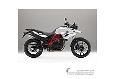 Stickers voor BMW F700GS 2017 - Wit • BMW OEM Stickers