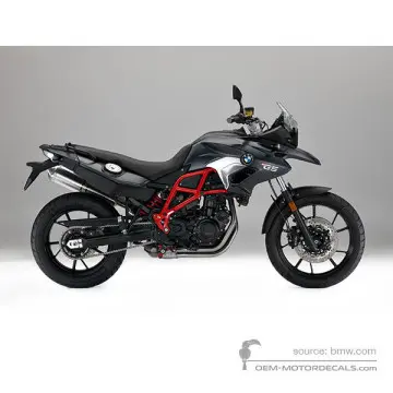 BMW F700GS 2017 - Gray - Singapur-grau metallic matt