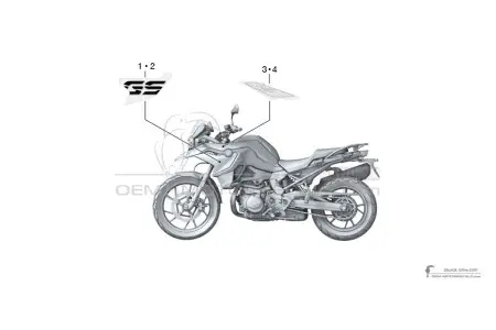 BMW F750GS 2019 - Azul
