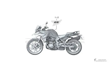 BMW F750GS 2019 - Yellow