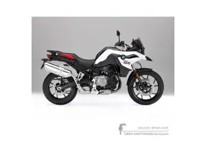 Adesivi per BMW F750GS 2019 - Bianco • BMW Adesivi OEM