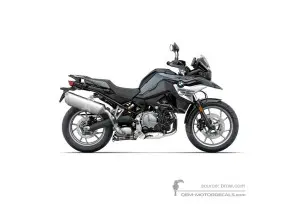 Adesivi per BMW F750GS 2021 - Blu • BMW Adesivi OEM
