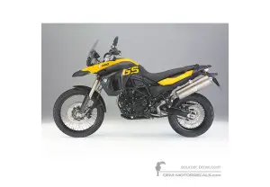 Decals for BMW F800GS 2007 - Yellow • BMW OEM Decals