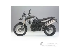 Decals for BMW F800GS 2008 - Silver • BMW OEM Decals