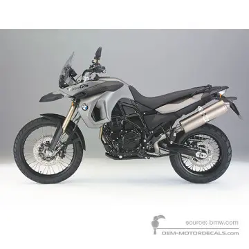 BMW F800GS 2008 - Silber - Dark-magnesium metallic matt