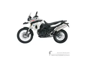 Decals for BMW F800GS 2009 - Black White • BMW OEM Decals