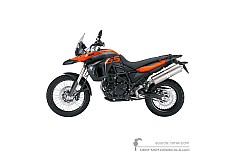 Decals for BMW F800GS 2010 - Orange • BMW OEM Decals