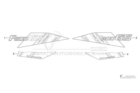 BMW F800GS 2010 - White