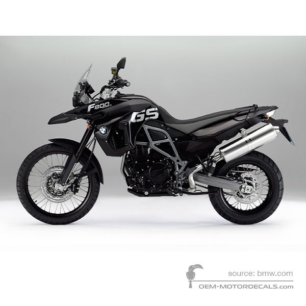 Autocollants pour BMW F800GS 2011 - Noir • BMW Autocollants OEM
