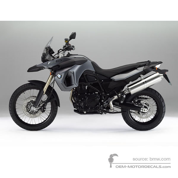 Decals for BMW F800GS 2012 - Gray • BMW OEM Decals
