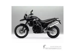 Pegatinas para BMW F800GS 2012 - Negro • BMW Pegatinas OEM