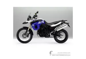 Aufkleber für BMW F800GS 2012 - Blau • BMW OEM-Aufkleber