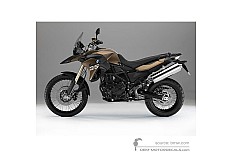 Adesivi per BMW F800GS 2013 - Marrone • BMW Adesivi OEM