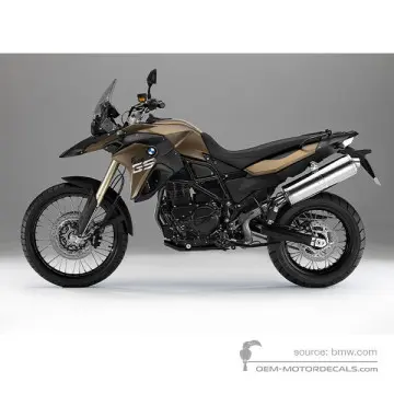 BMW F800GS 2014 - Marrón - Kalamata metallic matt.