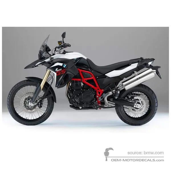 BMW F800GS 2015 - Nero Bianco - Light-white uni / black-storm metallic