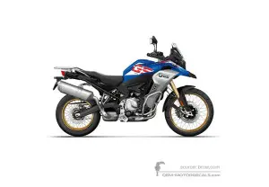 Adesivi per BMW F850GS Adventure 2019 - Blu • BMW Adesivi OEM