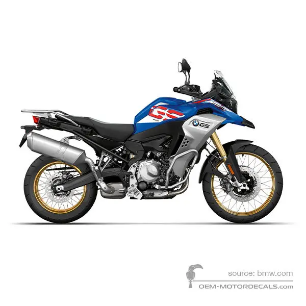 BMW F850GS Adventure 2019 - Blu - Lupin-blau metallic