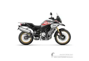 Adesivi per BMW F850GS Adventure 2020 - Grigio • BMW Adesivi OEM