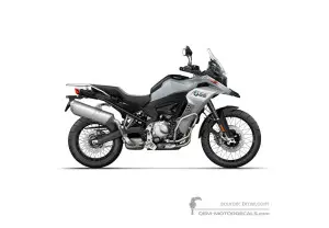 Adesivi per BMW F850GS Adventure 2021 - Grigio • BMW Adesivi OEM