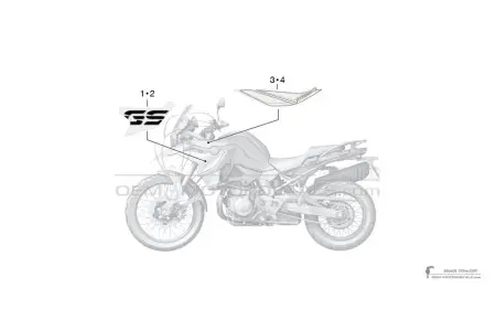 BMW F850GS 2018 - Bianco