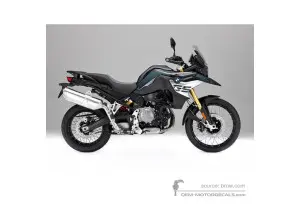 Aufkleber für BMW F850GS 2018 - Blau • BMW OEM-Aufkleber