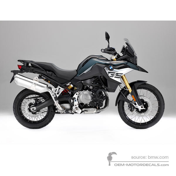 Stickers voor BMW F850GS 2018 - Blauw • BMW OEM Stickers