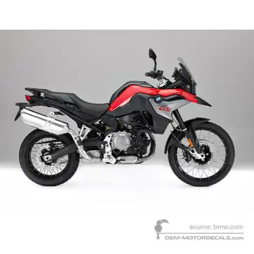 BMW F850GS 2018 - Rojo - Racing-red uni
