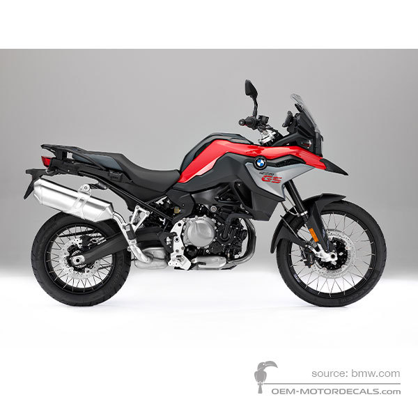 Stickers voor BMW F850GS 2018 - Rood • BMW OEM Stickers