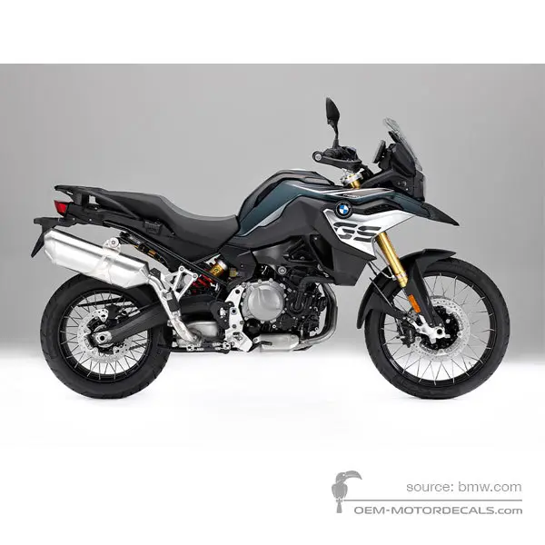BMW F850GS 2019 - Blue - Pollux metallic matt