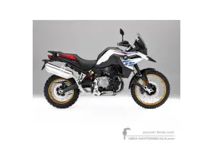 Decals for BMW F850GS 2019 - White • BMW OEM Decals
