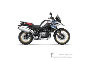Pegatinas para BMW F850GS 2020 - Blanco • BMW Pegatinas OEM