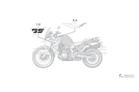BMW F850GS 2021 - Blauw