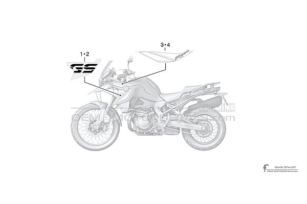 BMW F850GS 2021 - Azul