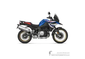 Stickers voor BMW F850GS 2021 - Blauw • BMW OEM Stickers