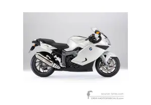 Pegatinas para BMW K1300S 2009 - Gris • BMW Pegatinas OEM