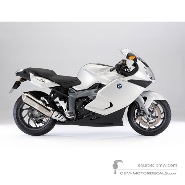 Stickers voor BMW K1300S 2009 - Grijs • BMW OEM Stickers