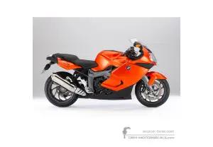 Pegatinas para BMW K1300S 2009 - Naranja • BMW Pegatinas OEM