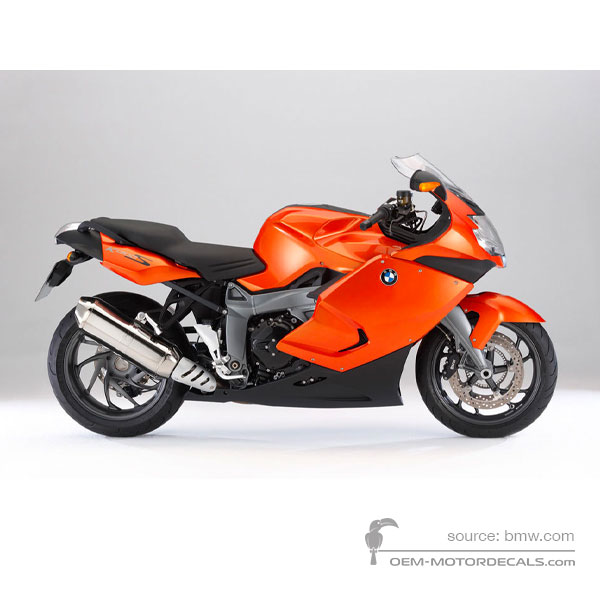 Aufkleber für BMW K1300S 2009 - Orange • BMW OEM-Aufkleber