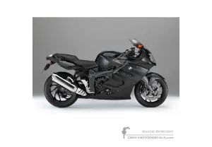 Adesivi per BMW K1300S 2014 - Nero • BMW Adesivi OEM