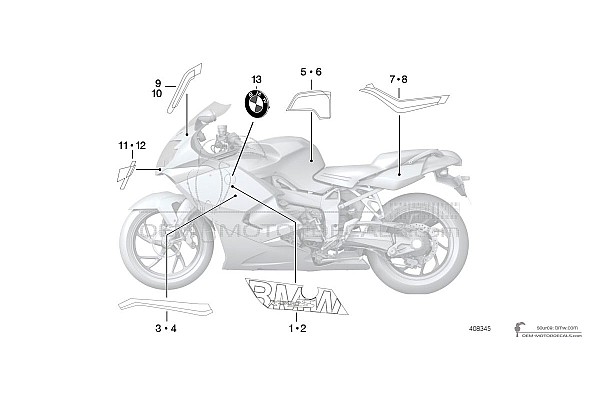 BMW K1300S 2015 - Bianco