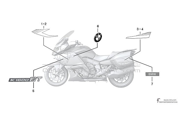 BMW K1600GT 2015 - Azul