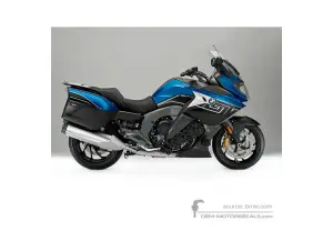 Adesivi per BMW K1600GT 2017 - Blu • BMW Adesivi OEM