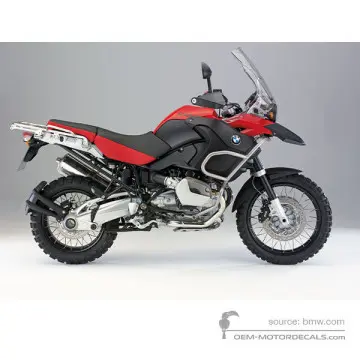 BMW R1200GS Adventure 2008 - Rot - Magma-red