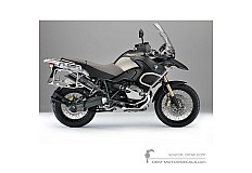 Pegatinas para BMW R1200GS Adventure 2012 - Negro • BMW Pegatinas OEM