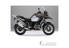 Adesivi per BMW R1200GS Adventure 2014 - Marrone • BMW Adesivi OEM